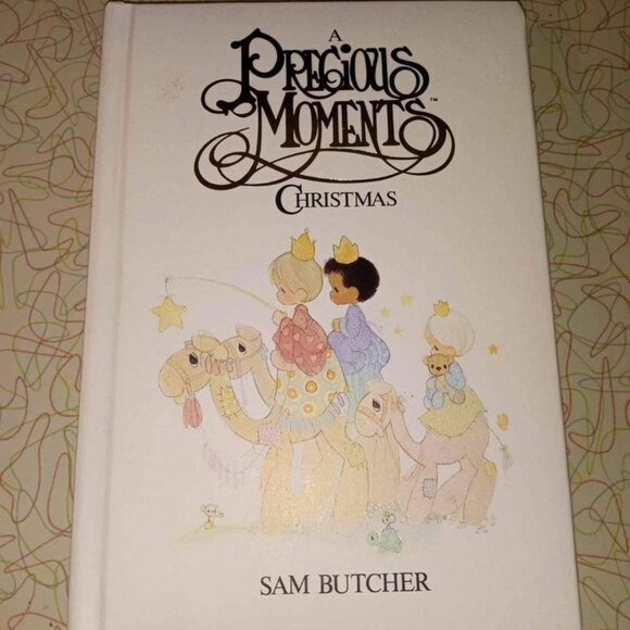 A Precious Moments Christmas Book Original Box Like New - Picture 1 of 3